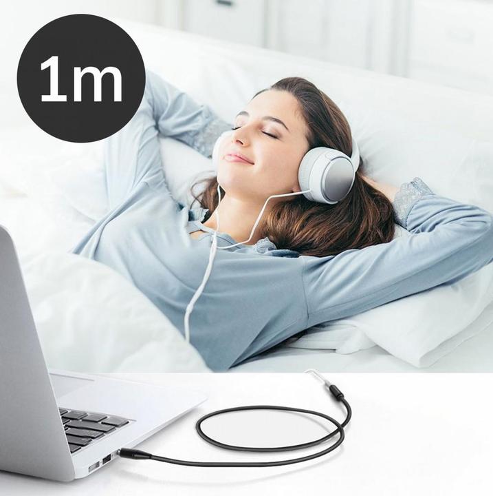 Actual product image Akashi 3.5mm / 3.5mm audio jack cable (1 m, 3.5mm jack (AUX))