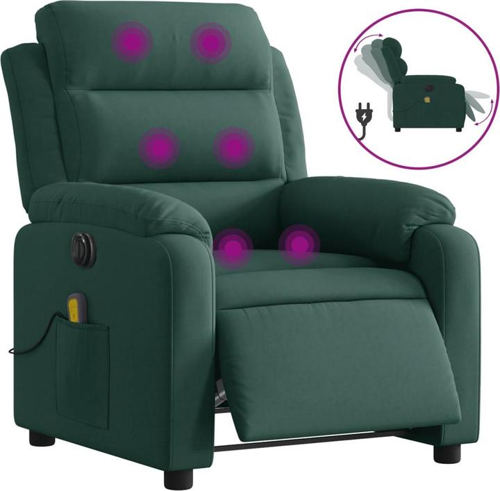 Produktbild VidaXL Massagesessel Elektrisch Samt