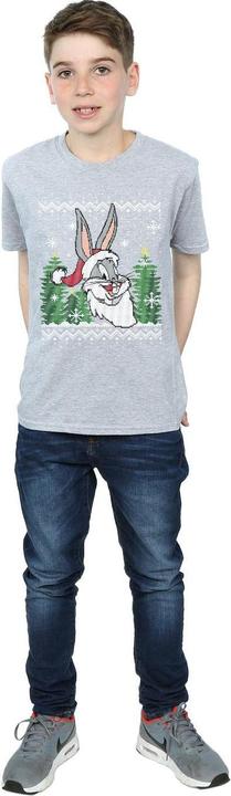 Image du produit Looney Tunes - T-shirt BUGS BUNNY CHRISTMAS FAIR ISLE - Garçon (152, 158)