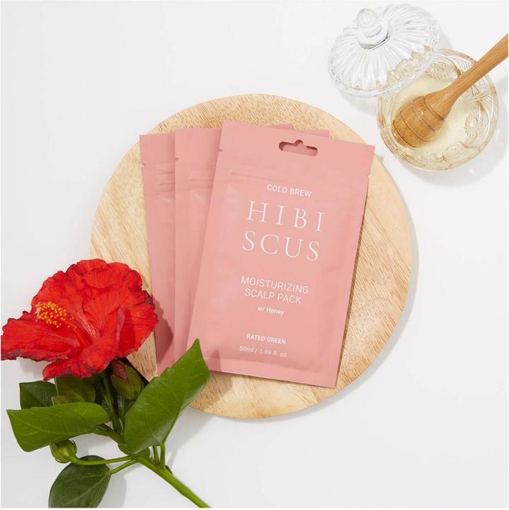 Image du produit Rated Green Cold Brew Hibiscus Pack hydratant pour le cuir chevelu (50 ml)