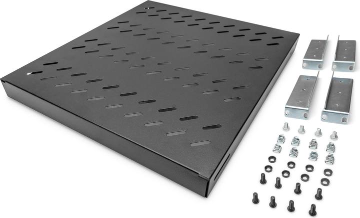 Actual product image Digitus DN-19 TRAY-1-800-SW Shelf fixed 525mm, max. 50kg black