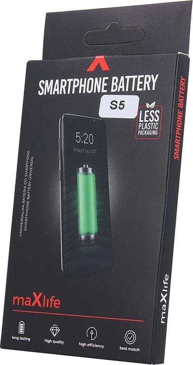 Produktbild Maxlife Akku für Samsung Galaxy S5 G900 / S5 Neo / EB-BG900BBE 3000mAh