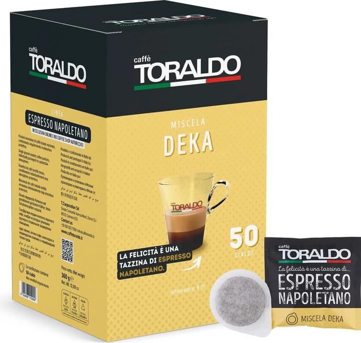 Immagine prodotto Caffè Toraldo Miscela Deka (50 x Porta.)