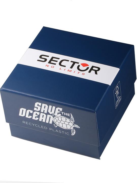 Actual product image Sector R3251539002 Save The Ocean 43mm 5ATM (Sports watch, 43 mm)