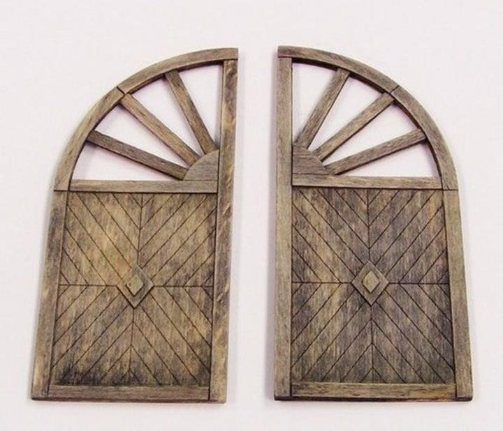 Produktbild Plus Model Wooden gate - round