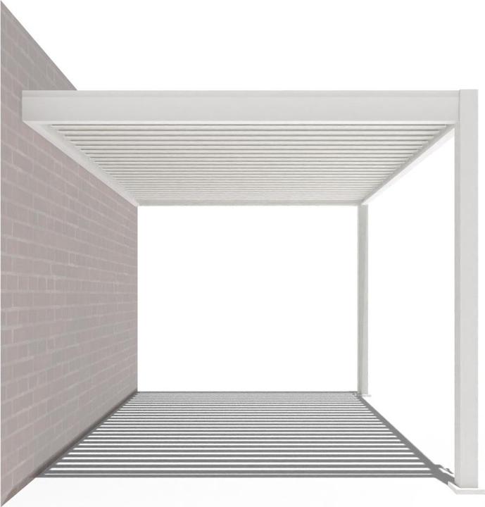 Produktbild Weide Wandpergola Deluxe Plus 3x4m Weiss (400 cm, 300 cm)