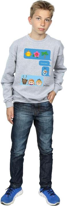 Immagine prodotto Disney Frozen I Love Heat Felpa Ragazzi (140, 146)
