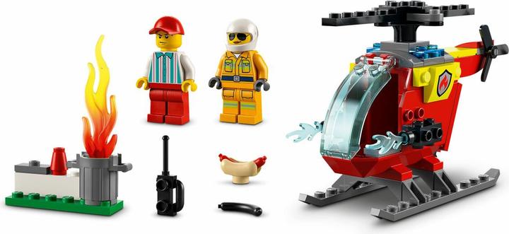 Produktbild LEGO Feuerwehrhubschrauber (60318, LEGO City)