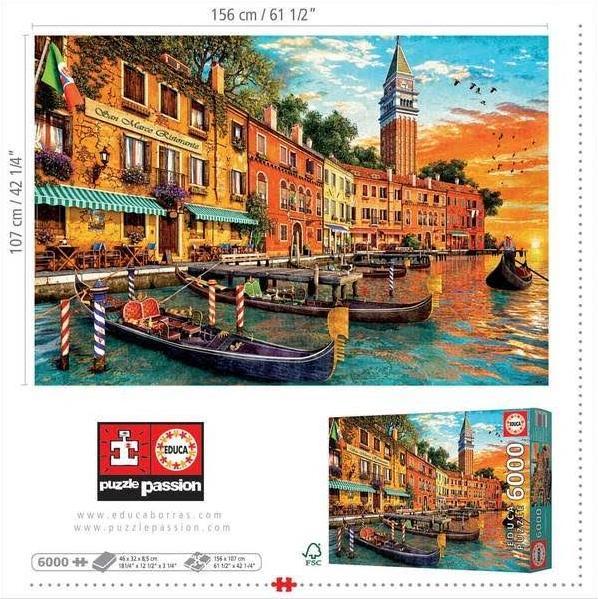 Actual product image Educa San Marco 6000 pieces panoramic puzzle (6000 pieces)