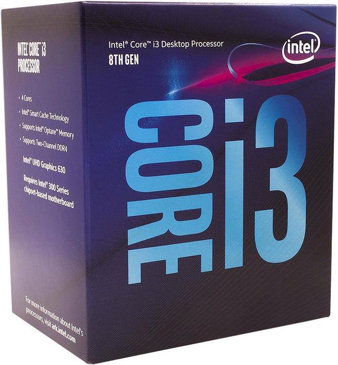 Intel Core i3-8100 (LGA 1151, 3.60 GHz, 4 -Core)