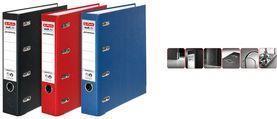 Actual product image Herlitz PP double file maX.file, spine width: 70 mm, red double DIN A5 cross file, PP plastic cover (A4, 70 mm, 1 Piece)