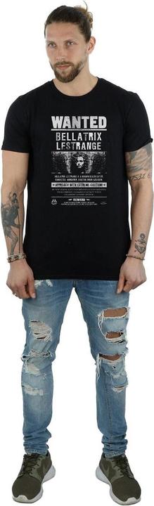 Actual product image Mens Bellatrix Lestrange Wanted Poster Cotton T-Shirt (S)
