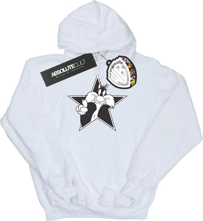 Immagine prodotto Looney Tunes Sylvester Mono Star Felpa con Cappuccio Uomo (XXL)