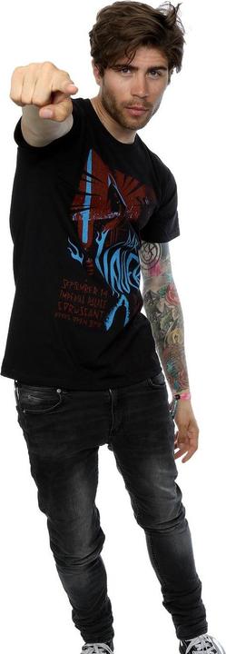 Actual product image Star Wars Mens Darth Vader Rock Poster T-Shirt (XXL)