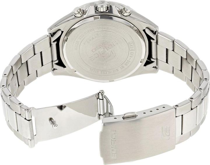 Actual product image Casio Edifice EFV-560D-2AVUEF Horloge - Staal - Zilverkleurig - 42 mm (Chronograph, 44 mm)