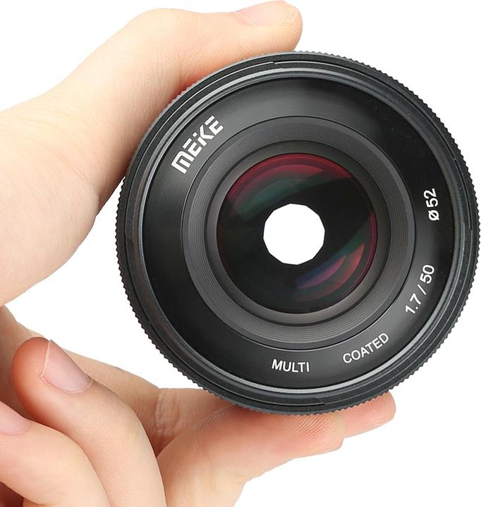 Produktbild Meike 50mm f/1.7, Canon RF (Canon RF, APS-C / DX)