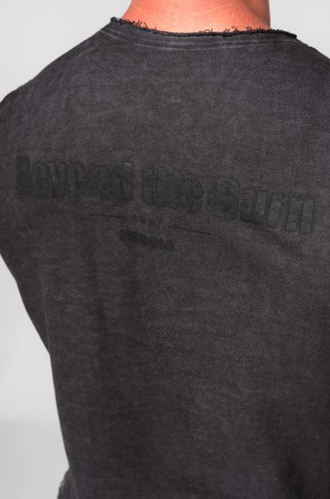 Immagine prodotto Nebbia Washed-off Ärmelloser Hoodie Beastin 361 - black (M)