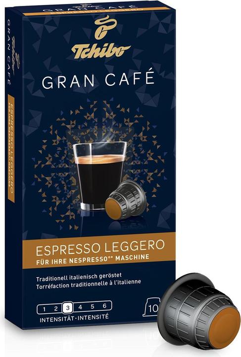 Actual product image Tchibo Gran Café Espresso Leggero (10 x Port.)