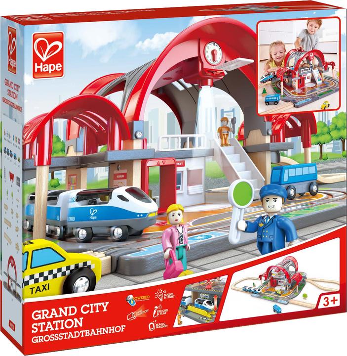 Actual product image Hape metropolitan railway station