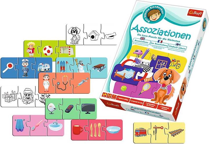 Actual product image Trefl The little explorer - associations game (German, French, English)