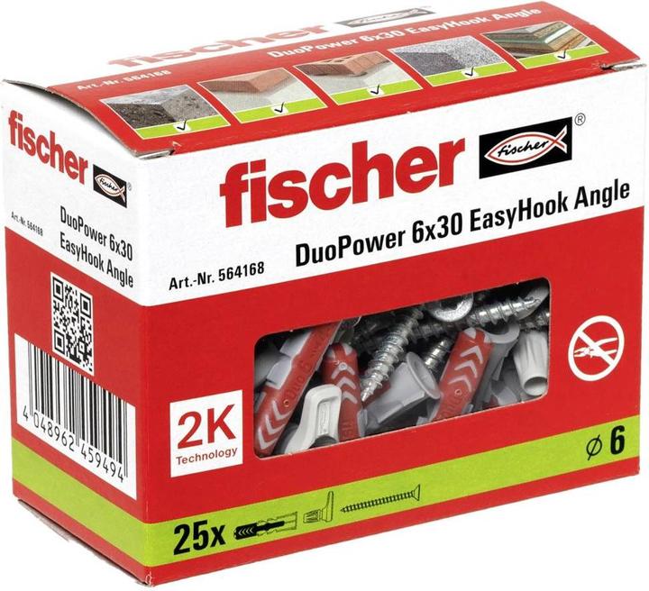 Immagine prodotto Fischer EasyHook Angle 6 DuoPower (25 pz.)