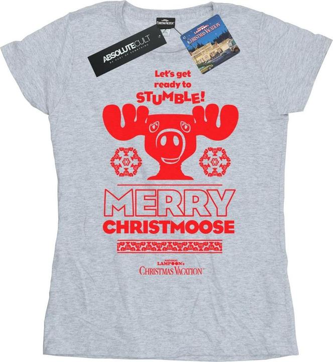 Image du produit National Lampoon´s Vacation National Lampoon's Christmas Vacation - T-shirt MERRY CHRISTMOOSE - Femme (XL)