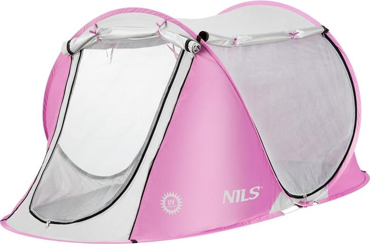 Produktbild Nils Rosa NC3043 Rožinis POP-UP-STRANDZELT (Strandzelt + Strandmuschel, 1.25 kg)