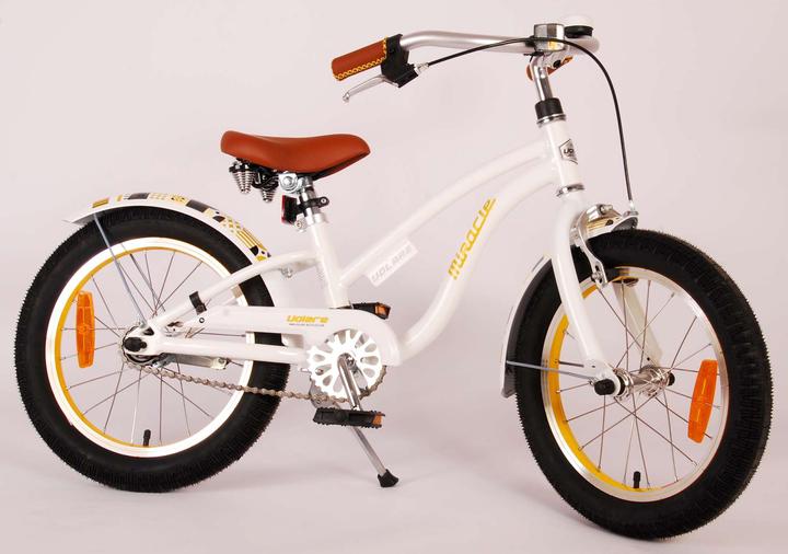 Image du produit Volare Miracle Cruiser Kinderfiets - Meisjes - 16 inch - Wit - Prime Collection (16")