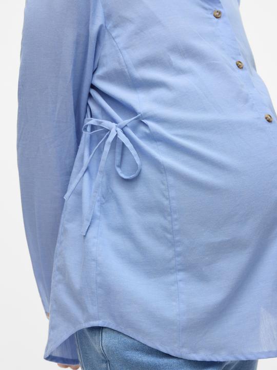 Immagine prodotto Mamalicious Vestibilità regolare Collo a camicia Polsini con bottone Maniche strette Camicia Camicia Camicia (M)