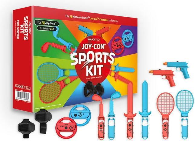 Produktbild Maxx Tech - Joy-Con Sports Kit for Nintendo Switch 2/1 (Switch 2)