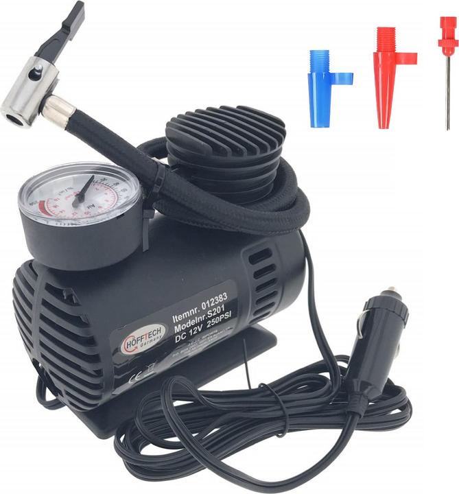 Image du produit ProPlus Compresseur 12v 280 psi + accessoires (0.00 bar, 0 l)