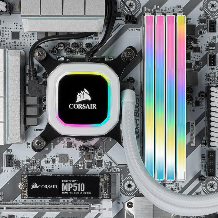 Actual product image Corsair Vengeance RGB Pro SL (4 x 8GB, 3200 MHz, DDR4-RAM, DIMM)
