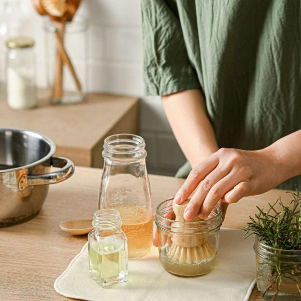 Actual product image Jungle Culture Bamboo dishwashing brushes | Set of 2 dishwashing brushes (2 pcs.)