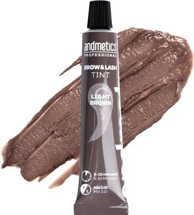 Produktbild Andmetics - Augenbrauen- & Wimpernfarbe Hellbraun