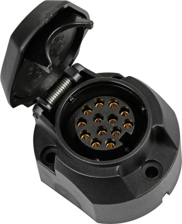 Image du produit Lampa Prise de remorque 13 broches avec contact pour feu antibrouillard