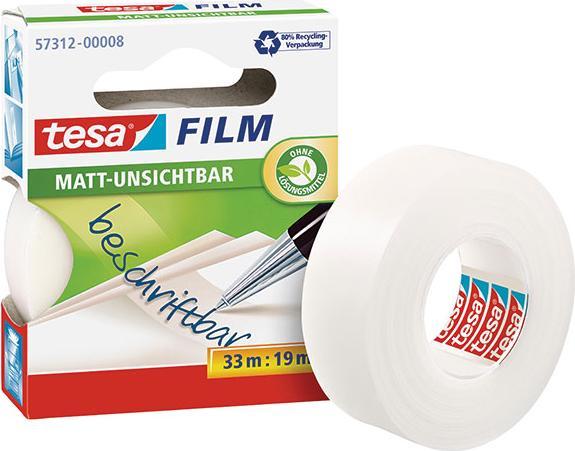 Produktbild tesa 1x tesafilm INVISIBLE, matt-unsichtbar, alterungsbeständig und reissfest (19 mm)