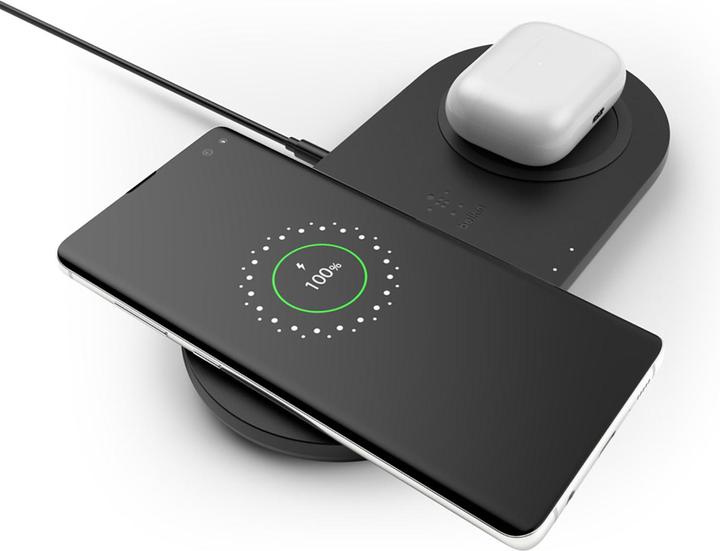 Image du produit Belkin Dual Wireless Charging Pad mit Netzteil (10 W)