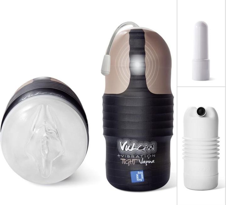 Actual product image Shots Vulcan Tight Vagina Vibrating