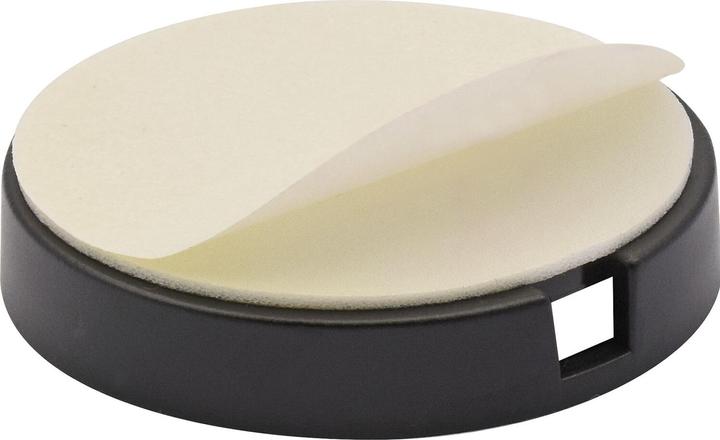 Wagner System QuickClick Basic zum Kleben ø 50 mm, Höhe 6 mm, schwarz, 4 Stück (Universalgleiter, 4 Stück)