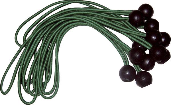 Actual product image Westfalia Ball rubber band tensioner 12 pieces, for fastening tarpaulins + nets