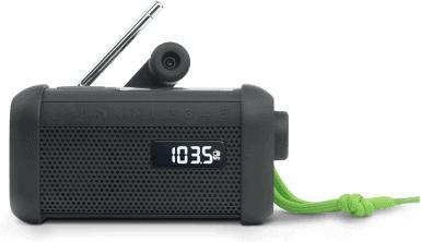 Produktbild Muse Portable Solar Radio with Crank & Flashlight (FM, Bluetooth, NFC)