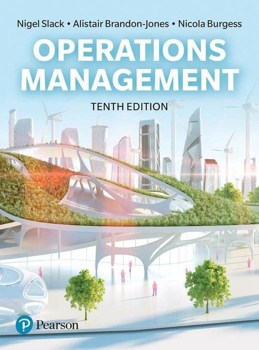 Produktbild Slack: Operations Management 10th edition (Englisch, Nigel Slack, Alistair Brandon-Jones, Nicola Burgess, 2022)