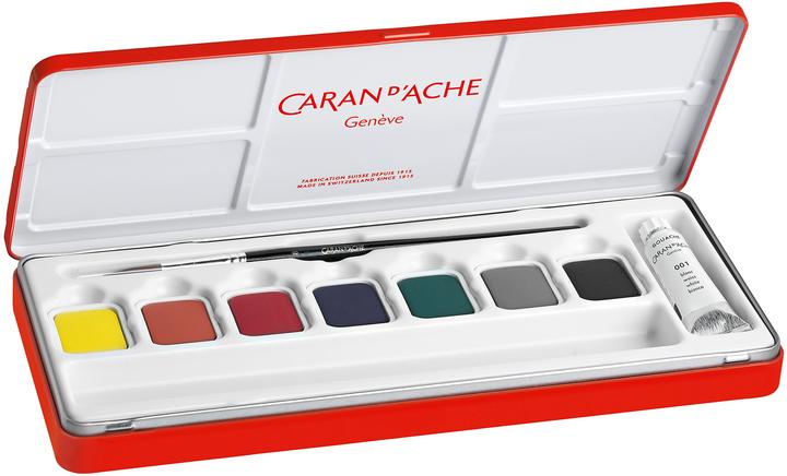 Actual product image Caran d'Ache Gouache Studio Tabletten Metallschachtel (Multicoloured)