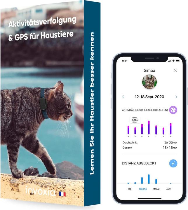 Productafbeelding Invoxia GPS Tracker voor huisdieren (Hond, Kat, Algemeen)