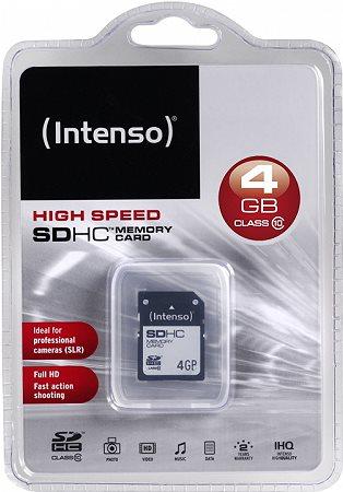 Actual product image Intenso SDHC Card 4GB Class 10 (4 GB, SDHC, U1)