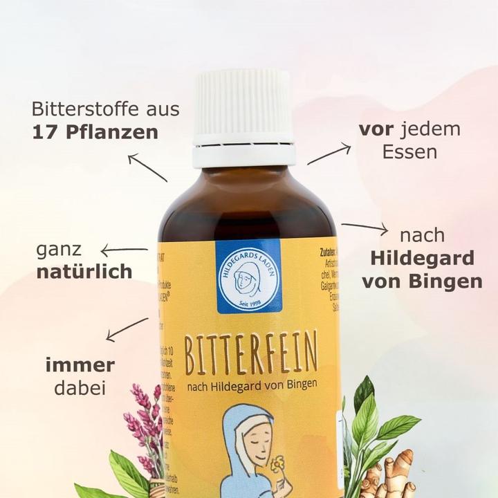 Produktbild Hildegards Laden Bitterfein Kräuterbitter-Tropfen Tropfen (1 Stück, Tropfen, 106 g)