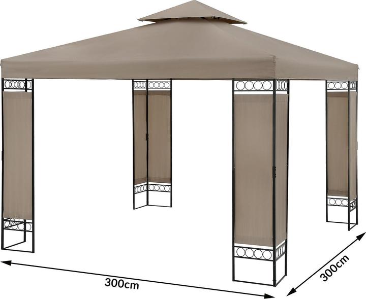 Produktbild Casaria Pavillon Lorca 3x3m (300 cm, 300 cm)