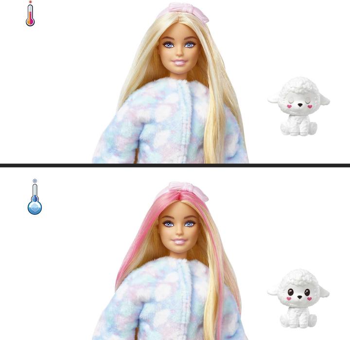 Immagine prodotto Barbie Cutie Cozy Cute Reveal Serie Puppe - Lämmchen