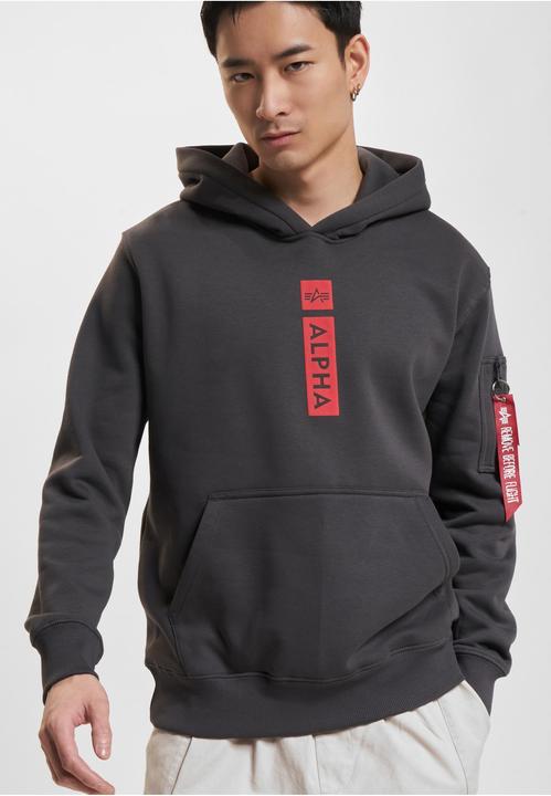 Actual product image Alpha Industries Logo BP Hoodies - 145441 (XXL)
