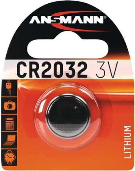 Ansmann Knopfbatterien CR2032 (1 pcs., CR2032)